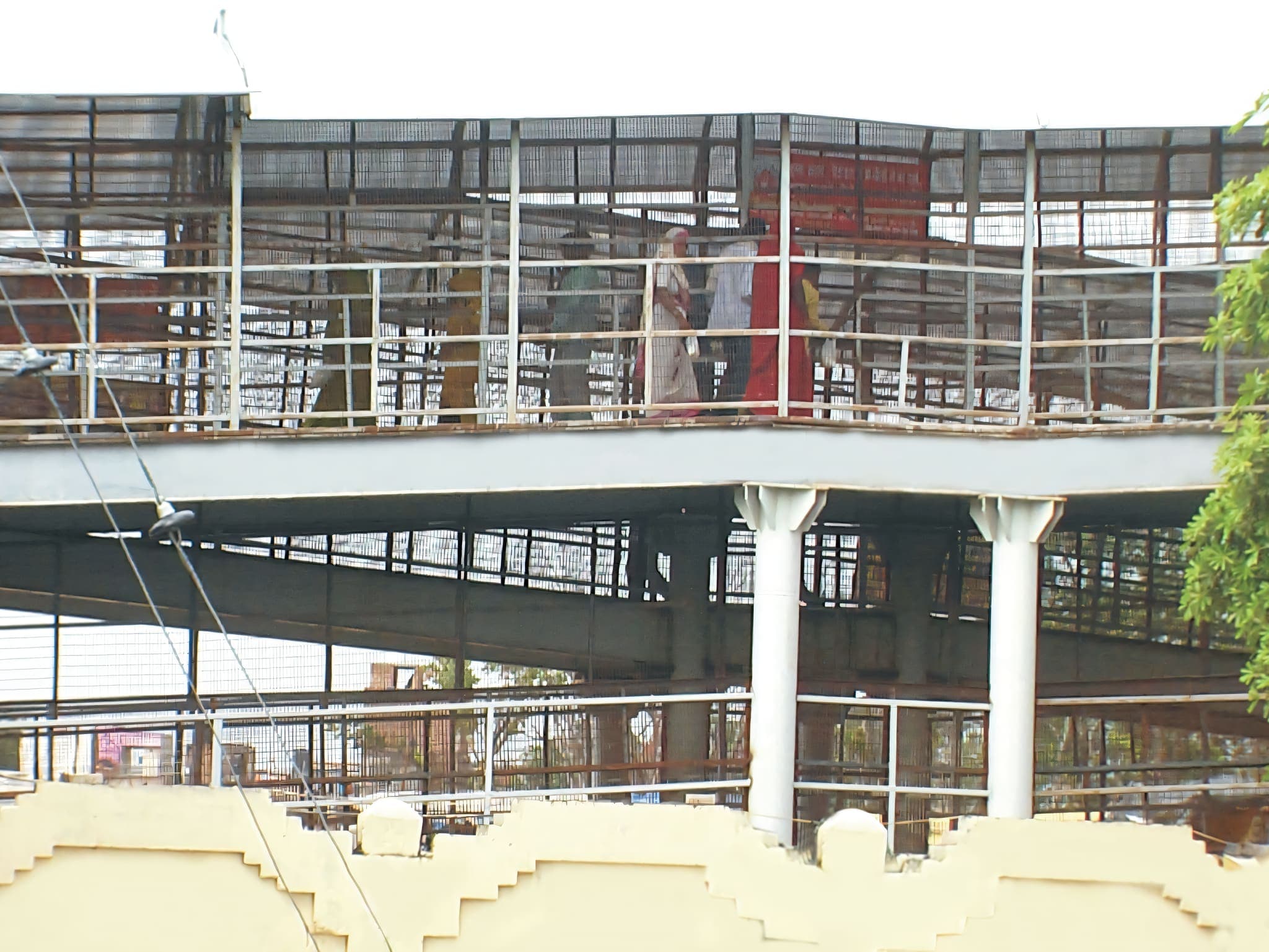 Sheetla Mata Mandir steel foot-over-bridge, Gurugram